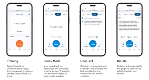 Voiceitt Web app.